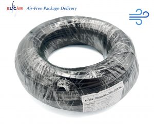 Elfcam® – Câble à Fibre Optique LC/UPC vers LC/UPC OM3 Duplex Multimode 50/125um G657A2 pour Extérieur et Intérieur …