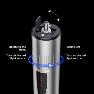 Stylo rouge de détection de défauts de fibre optique B5 – 650 nm, puissance 5–30 mW, éclairage LED intégré, batterie recha…