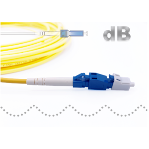 Atténuateur à Fibre Optique Fixe Monomode LC/UPC Lot 2 (Ref:559)