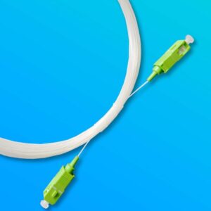 Câble Fibre Optique SC/APC à SC/APC Invisible/Transparent pour Orange SFR Bouygues, Fibre Optique Monomode 125µm OS2, Gain…