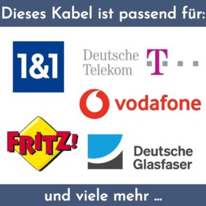 Elfcam® – Câble à Fibre Optique LC/APC à SC/UPC Monomode Simplex 9/125μm LSZH, Blanc (REF: 18705)