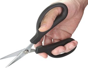 Elfcam – Ciseaux Kevlar pour Fibre Optique, Lame Spécialement Micro-crantée Conçue pour Couper les Câbles Optiques e…