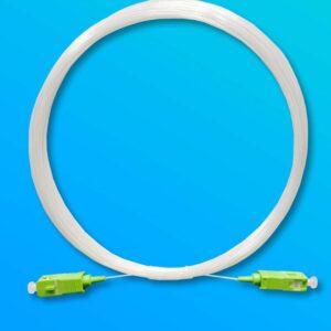 Câble Fibre Optique SC/APC à SC/APC Invisible/Transparent pour Orange SFR Bouygues, Fibre Optique Monomode 125µm OS2, Gain…