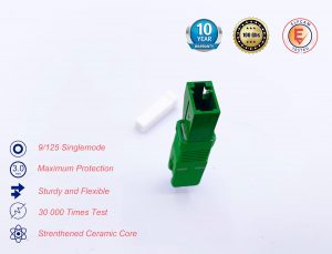 Elfcam® – Adaptateur/Coupleur pour Câble Fibre Optique LC/APC Femelle à SC/APC Male Monomode Simplex 9/125μm (Lot de…