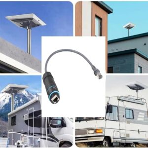 Elfcam – Adaptateurs de Câble Ethernet vers RJ45 Connecteurs pour Starlink Gen 3G /Mini, Coupleur de Réparation d&rs…