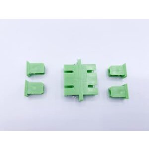 Adapteur/Connecteur pour fibres optiques (Lot de 5, SC-SC APC Monomode Duplex) (Ref:3061)