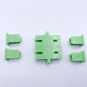 Adapteur/Connecteur pour fibres optiques (Lot de 5, SC-SC APC Monomode Duplex) (Ref:3061)