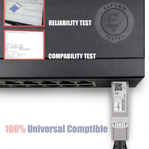 Elfcam® – Câble Fibre Optique 25Gbit/s OM3 SFP28 à SFP28 AOC Câble(REF:13657)