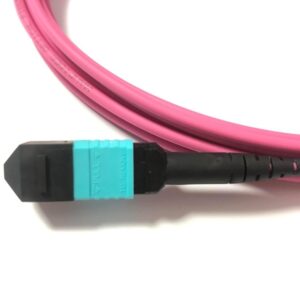 Elfcam® – Câble Fibre Optique MPO Femelle à MPO Femelle, Multimode OM4, compatible avec Nvidia/Mellanox/Arista/Cisco…