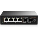 Elfcam® – 10Gb Optical Fiber Switch Switch Compatible with Freebox Ultra, with 2 10G SFP+ Ports and 4 2.5 Gigabit Ethernet RJ45 Ports, Unmanaged Plug & Play (2 10Gb SFP+ Ports and 4 2.5G RJ45 Ports) (Ref: 15694)