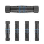 Elfcam - Conectores RJ45 Cat 6A à prova de água IP68 para cabos Starlink Gen 3/Mini – Adaptador Ethernet fêmea-fêmea para extensão Cat 5/5e/6/6A/7 – Resistente ao uso no exterior, Plug & Play (Ref.: 25350)