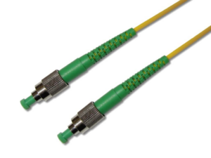 Elfcam® – Câble à Fibre Optique FC/APC à FC/APC Monomode Simplex OS2 9/125µm LSZH Jaune