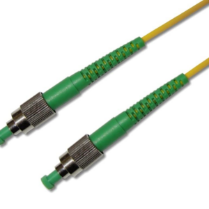 Elfcam® – Câble à Fibre Optique FC/APC à FC/APC Monomode Simplex OS2 9/125µm LSZH Jaune