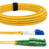 Elfcam - Câble à Fibre Optique E2000/APC à LC/UPC,Monomode Duplex, Jarretière Optique 9/125μm OS2 2.0mm G652D LSZH, Jaune