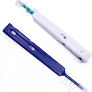 Stylo de Nettoyage pour Fibre Optique Tip-Pen pour Adaptateur Femelle LC/SC/FC/St (APC et UPC), Connecteurs Mâles LC/SC/F...