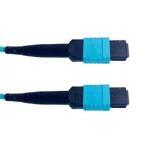 Câble Fibre Optique MPO Femelle à MPO Femelle, Multimode OM3, compatible avec Nvidia/Mellanox/Arista/Cisco/HPE/Juniper/Mar…
