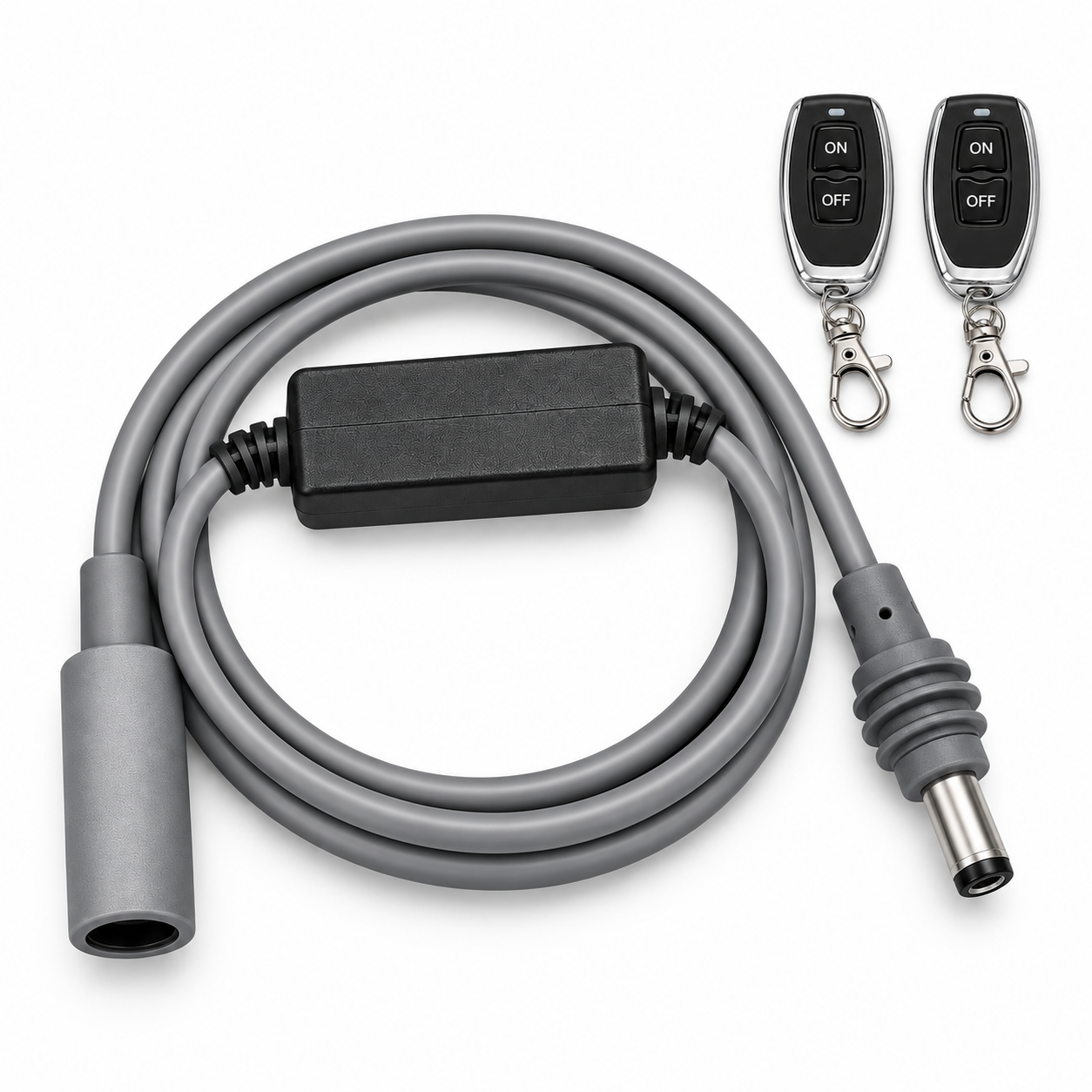 Elfcam - Interrupteur Sans Fil ON/OFF pour Starlink Mini, Câble d’Extension d’Alimentation DC 30 cm 18 AWG, Prise Femelle DC vers Fiche Mâle DC5521 5,5 × 2,1 mm, 2 Télécommandes, Portée Jusqu’à 30 m – Image 6