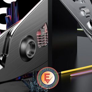 Elfcam® – Pince à Dénuder Ergonomique 3 Coupes, Pince 3 en 1 pour Dénuder et Décaper pour Fibre Optique de 125 um à …