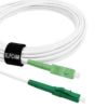 Fiber Optic Cable LC/APC to SC/APC Single Mode Simplex White (Ref:3588)