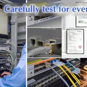 Elfcam – Câble Fibre Optique MPO/APC vers MPO/APC 16 Fibres Monomode OS2, compatible avec Nvidia/Mellanox/Arista/Cis…