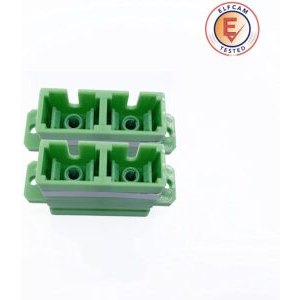 Adapteur/Connecteur pour fibres optiques (Lot de 5, SC-SC APC Monomode Duplex) (Ref:3061)