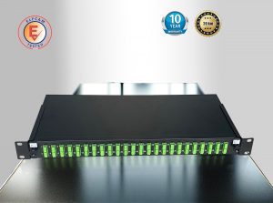 Elfcam® – Tiroir Optique 48 Ports SC Simplex OS2 Équipé de 24T SC APC Monomode Duplex, Installation dans Tous Les Ra…