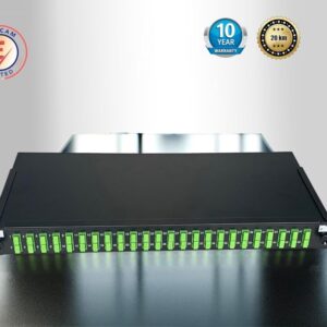 Elfcam® – Tiroir Optique 48 Ports SC Simplex OS2 Équipé de 24T SC APC Monomode Duplex, Installation dans Tous Les Ra…