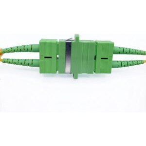 Adapteur/Connecteur pour fibres optiques (Lot de 5, SC-SC APC Monomode Duplex) (Ref:3061)