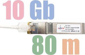 10Gb SFP+ Transceiver Module en RJ45 pour Freebox Ultra/Delta, 10Go SFP+ Module 10Gbase-T-80m, Jusqu’à 80 Mètres sur…
