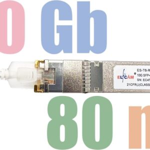 10Gb SFP+ Transceiver Module en RJ45 pour Freebox Ultra/Delta, 10Go SFP+ Module 10Gbase-T-80m, Jusqu&rsquo;à 80 Mètres sur…