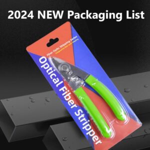 Elfcam® – 4 Coupes en 1, Pince à Dénuder et Ciseaux Kevlar pour Fibre Optique, FTTH Outil Professionnel pour Technic…