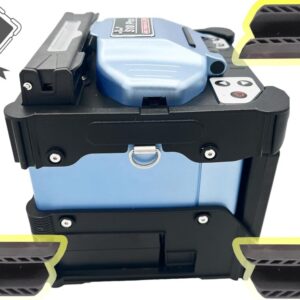Elfcam® – Soudeuse Fibre Optique S10 Pro, Cœur à Cœur, avec 6 Moteurs et Kit Outils et Accessoires Mis à Jour, pour …