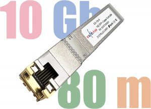 10Gb SFP+ Transceiver Module en RJ45 pour Freebox Ultra/Delta, 10Go SFP+ Module 10Gbase-T-80m, Jusqu’à 80 Mètres sur…