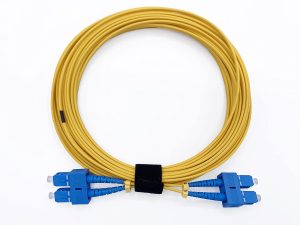 Elfcam® – Câble à Fibre Optique SC/UPC à SC/UPC Duplex Monomode, Jarretière Optique 9/125um OS2 LSZH (Ref: 20245)