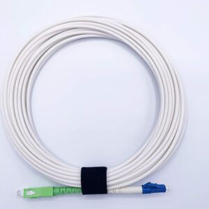 Câble à Fibre Optique SC/APC à LC/UPC OS2 Simplex Blanc (Ref:3665)