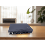 Gigabit Ethernet Switch with 4 SFP Ports and 2 10/100/1000Mbps Ethernet Ports, Unmanaged Plug & Play, Robust Metal (4 SFP Ports) (Ref:7526)