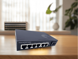 PoE Ethernet Switch avec 2 Ports Uplink Gigabit Ethernet 10/100/1000Mbps, Plug &Play Non Géré, Métal Robuste (4 Ports P...