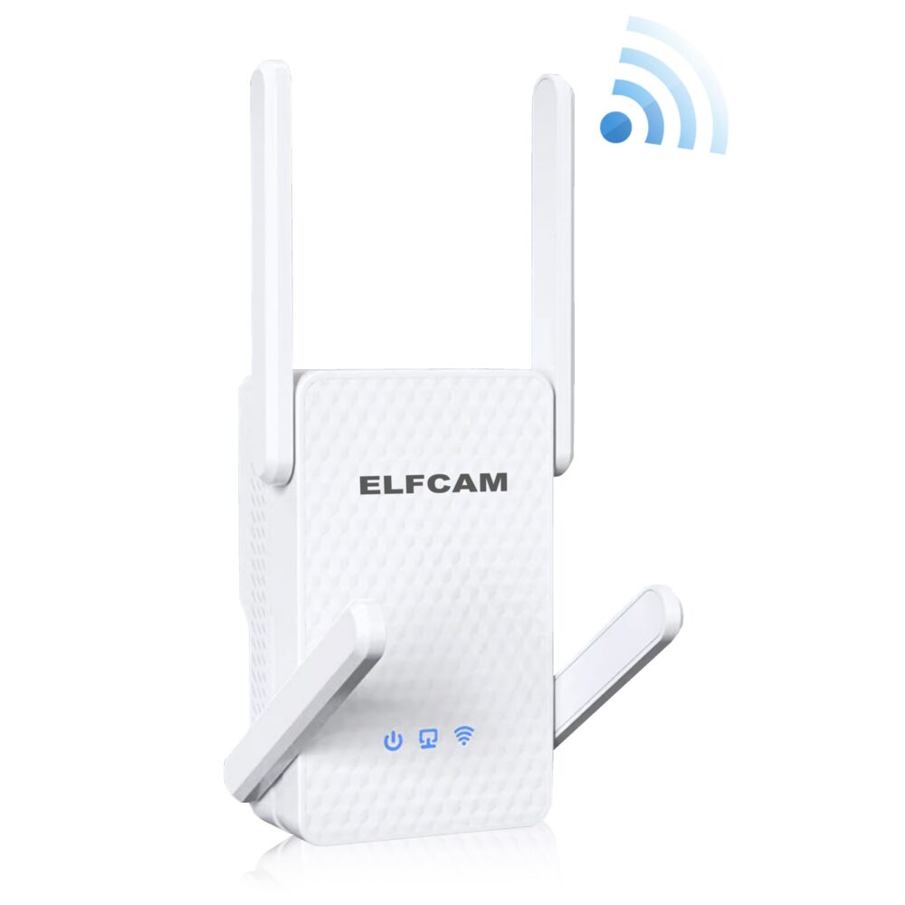 WiFi 6 Répéteur WiFi Puissant 3000Mbps, Amplificateur WiFi Puissant sans Fil Double Bande 5GHz & 2.4GHz WiFi Boosterm, Compatible avec Toutes Les Box Internet (Ref: 17042)