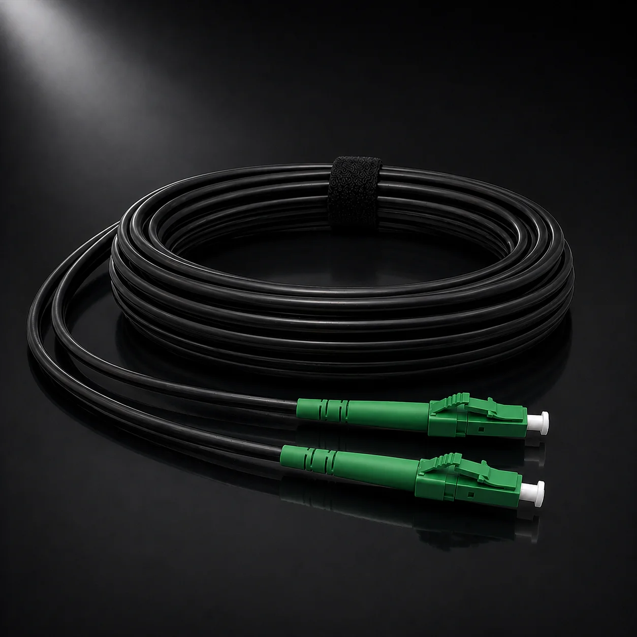 Cable de Fibra Óptica de Acero Blindado LSZH Monomodo Simplex LC/APC a LC/APC (Ref:3311) - Imagen 8