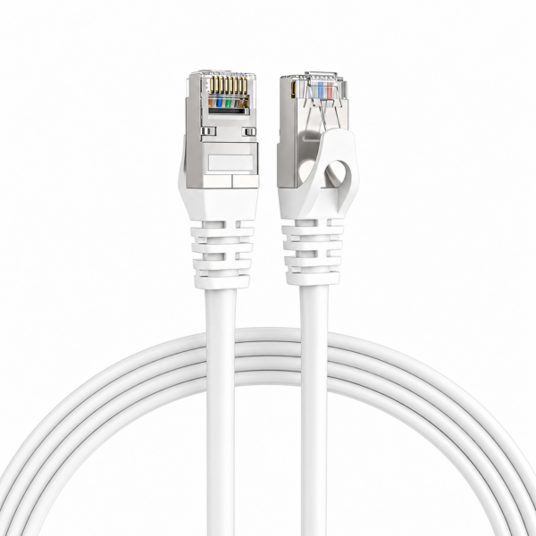 Chiavetta Internet Cavo Di Rete Patch CAT.6a 0,25 M - Shielded (S-FTP), 10 Gb/s, Bianco, LSZH, Per Connessioni Ad Alta Velocità Cavo Patch Per Switch Chiavetta Internet Cavo Di Rete Patch CAT.6a 0,25 M - Shielded (S-FTP), 10 Gb/s, Bianco, LSZH, Per Connessioni Ad Alta Velocità Cavo Patch Per Switch