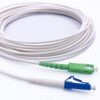 Cable de Fibra Óptica SC/APC a LC/UPC OS2 Simplex Blanco (Ref:3665)