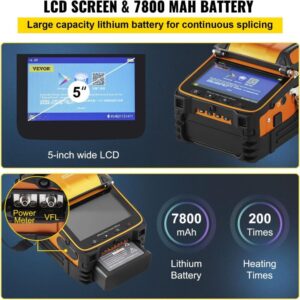 Soudeuse à Fibre Optique AI-9 Kit, Écran Tactile pour FTTH FTTx (Ref:3881)
