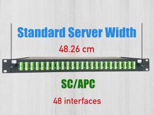 Elfcam® – Tiroir Optique 48 Ports SC Simplex OS2 Équipé de 24T SC APC Monomode Duplex, Installation dans Tous Les Ra…