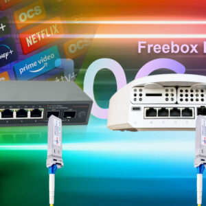 Elfcam – Lot de 2-10Gb SFP+ Bidi Module Compatible avec Freebox Ultra/Delta, TX1270nm/RX1330nm et TX1330nm /RX1270nm…