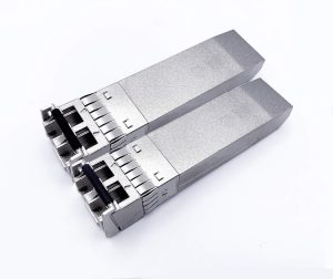Elfcam® – Lot de 2 Modules SFP+ 10GBase-SR, 850nm, LC/UPC Multimode (OM3/OM4), jusqu’à 300m – Compatible Freebox Ult…