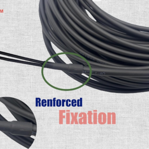 Elfcam – Câble à Fibre Optique OM4 LC/UPC vers LC/UPC Duplex Multimode 50/125um ODM 5.0mm, Convient aux Installation…