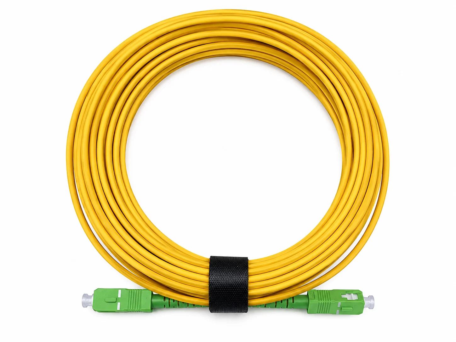 Câble à Fibre Optique SC/APC à SC/APC OS2 Simplex Jaune (Ref:11) – Image 10