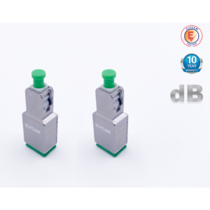 Atténuateur à Fibre Optique Fixe Monomode SC/APC, Lot de 2 (Ref:2978)