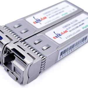 Elfcam – 2,5G SFP Bidi Module, TX1310nm/RX1550nm , Connecteur Câble à Fibre Optique LC/UPC SM, DDM 20KM,1 Pair