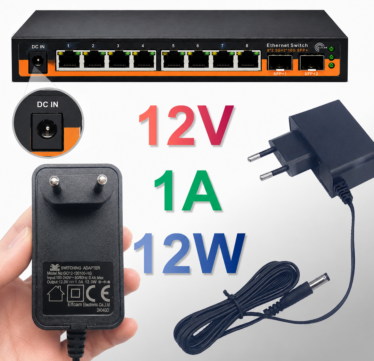 10Gb Optical Fiber Switch Compatible with Freebox Ultra and Orange Livebox 6, with 2 10G SFP+ Ports and 8 2.5 Gigabit Ethernet RJ45 Ports, Plug & Play Unmanaged (2 10Gb SFP+ Ports and 8 2.5G RJ45 Ports)(REF: 16169) - Image 8